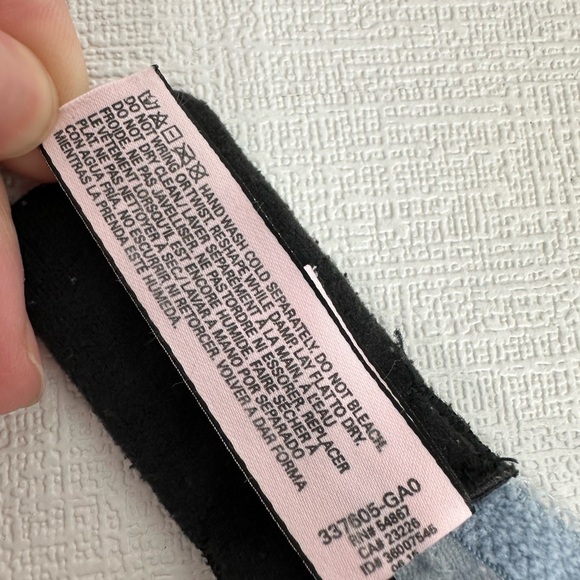 Victoria’s Secret lace bra molded cups blue size 34DD - Picture 7 of 9